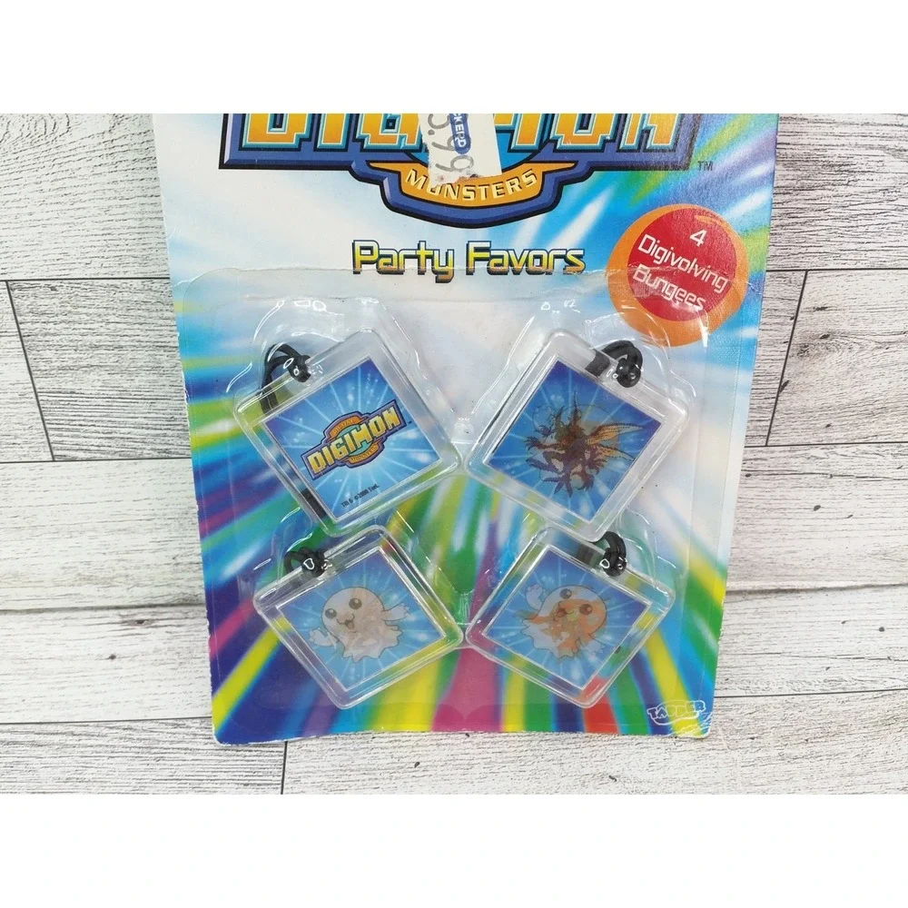 Vintage Digimon Party Favors Digivolving Bungees by Tapper - SEALED‎ & NEW! 2000